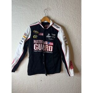 Chase Authentics NASCAR Dale Earnhardt Jr National Guard Racing Jacket Mens Med